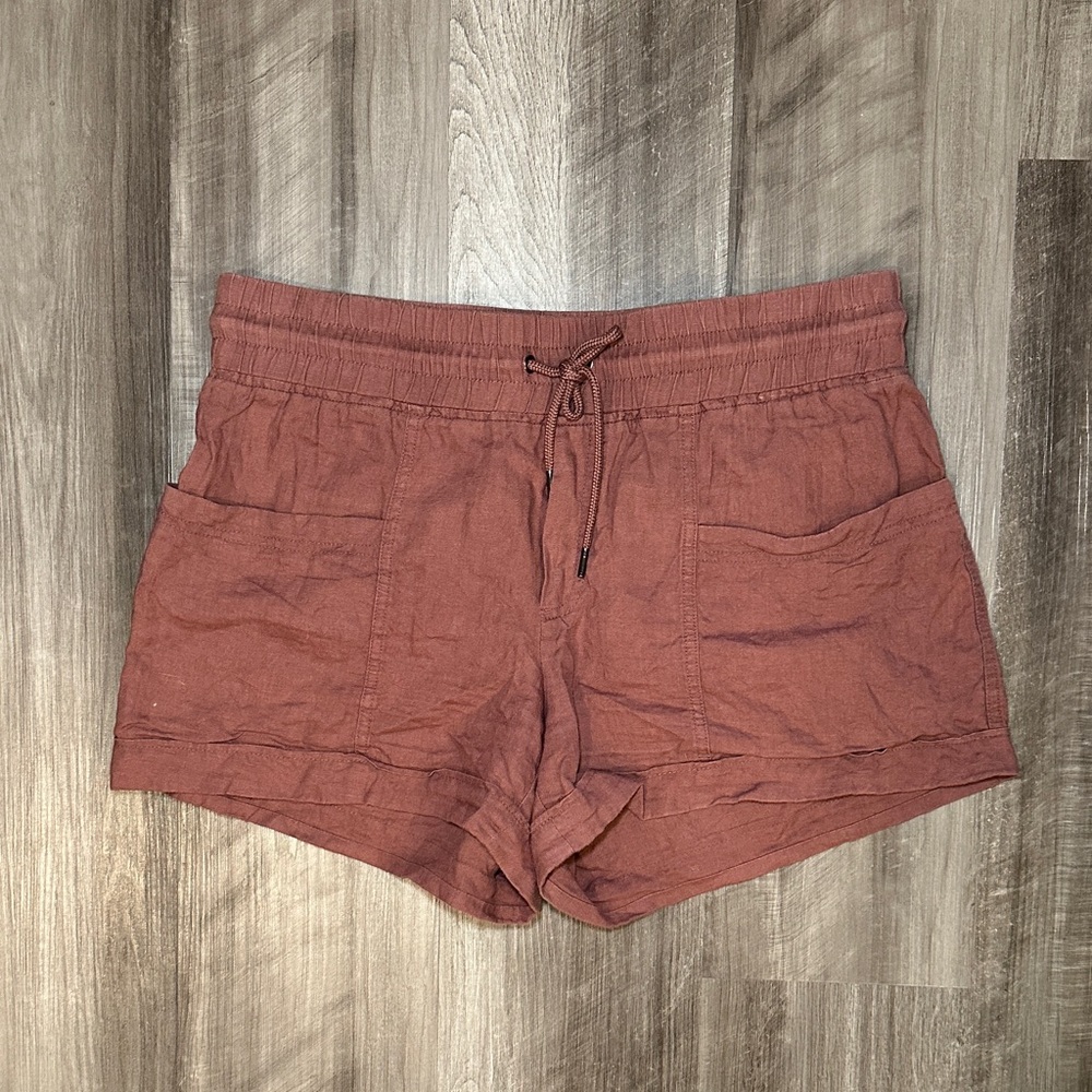 Athleta Cabo Linen 4” Shorts - 12